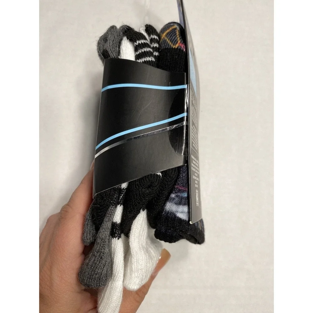 russell boys performance active crew socks 3 pairs size‎ small shoe 4.5 - 8.5